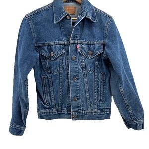 Vintage‎ Levi's Trucker Jacket - Made In USA - Size 34 - Denim